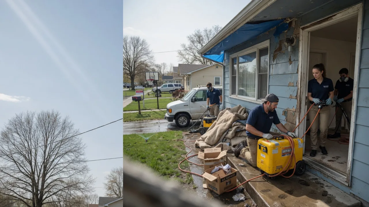 Basement Flood Cleanup in Spring Valley, WI near me